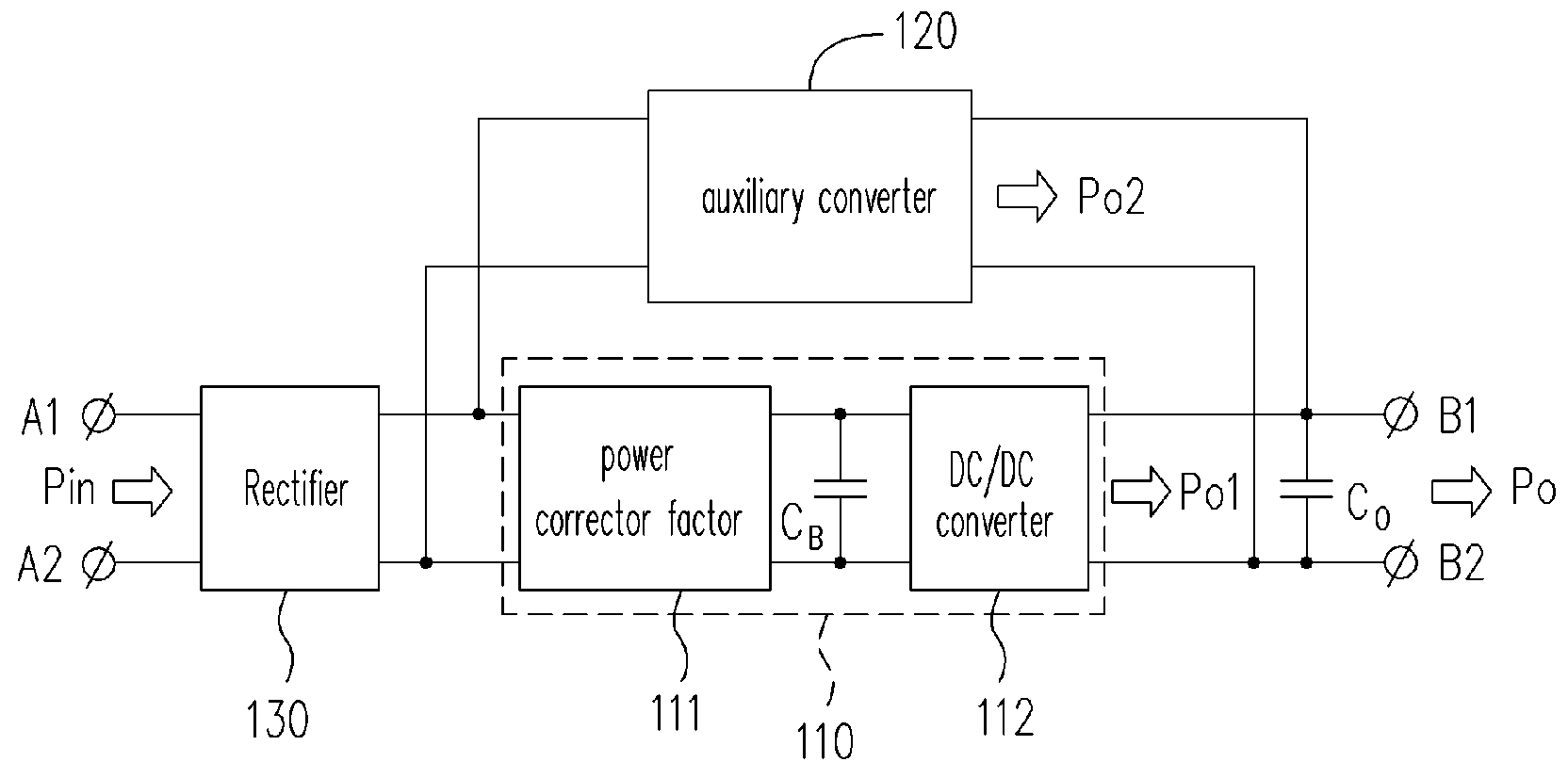 Energy efficient power supply device and operating method thereof