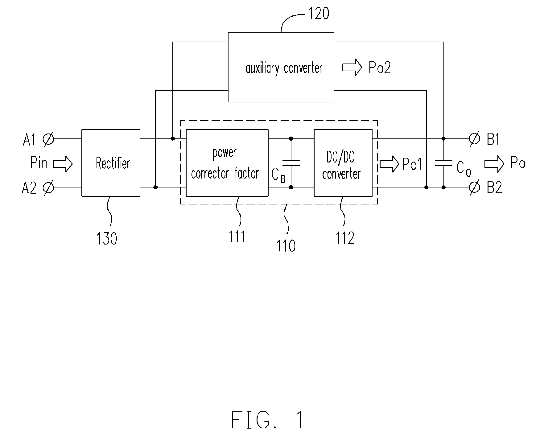 Energy efficient power supply device and operating method thereof