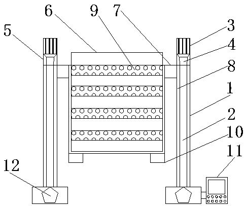 Heavy oil catalysis device