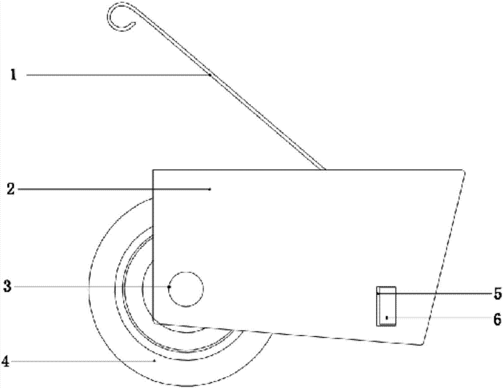 Elastic castor assembly applied to household movable door window