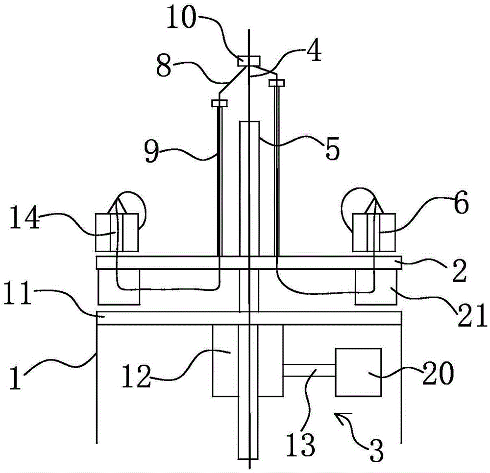 Multi-coating core-spun yarn and preparing machine thereof