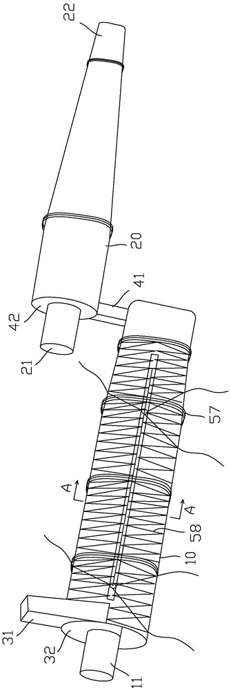 Magnetically controlled full-angle feeding three-product dense medium cyclone