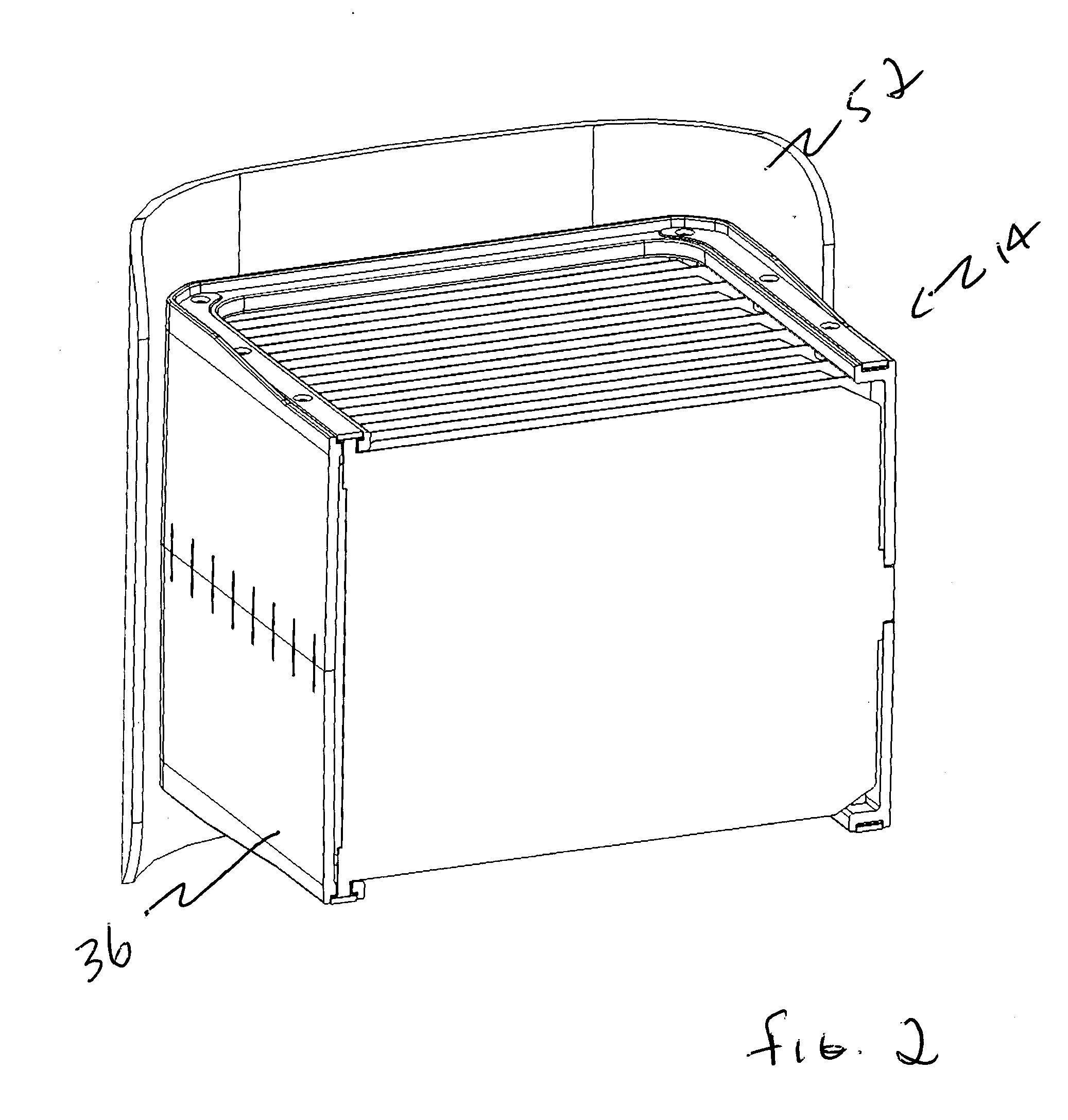 Electrostatic room air cleaner