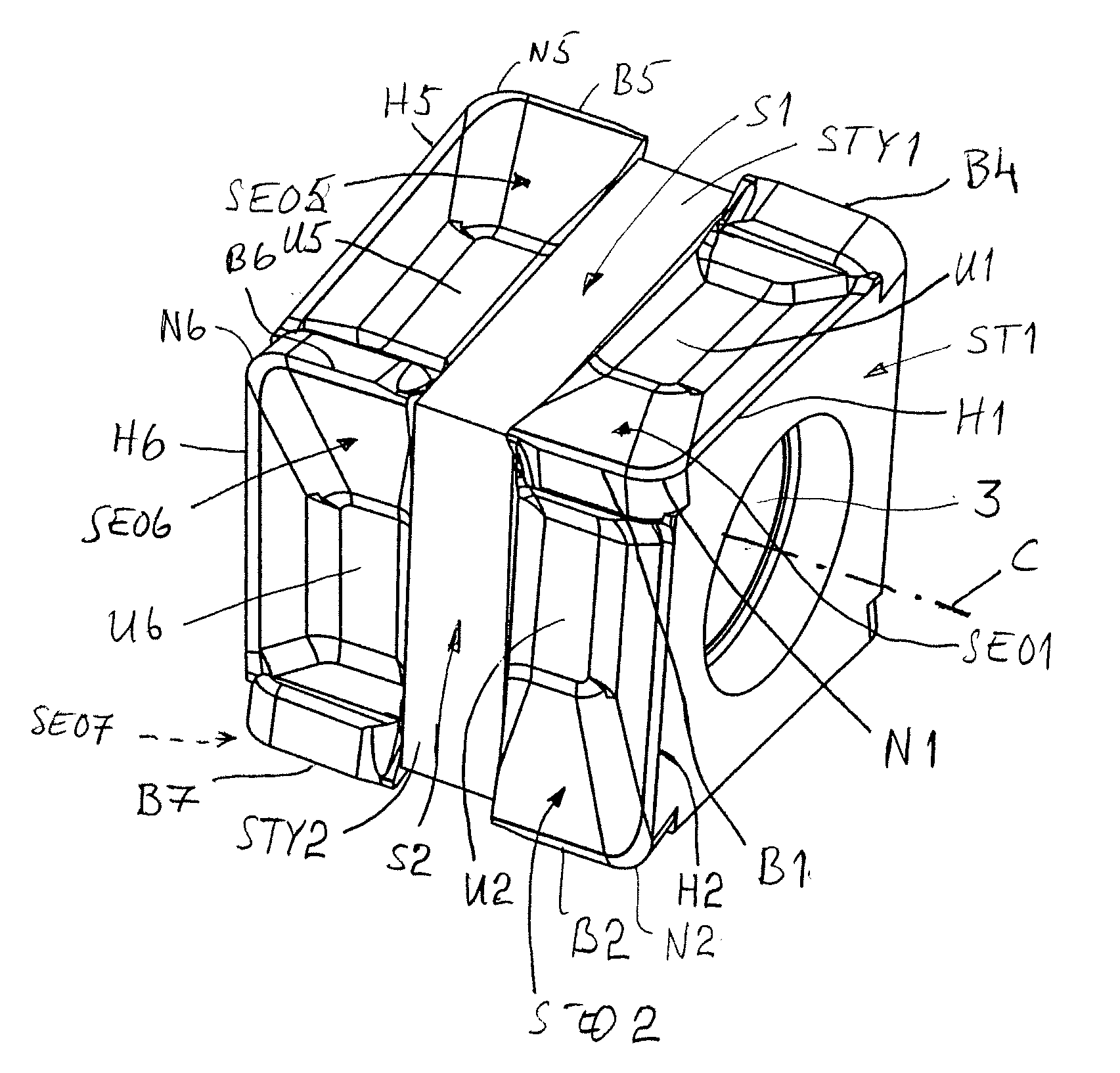 Cutting insert and tool for chip removing machining