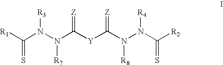 Bis(thio-hydrazide amides) for treatment of hyperplasia