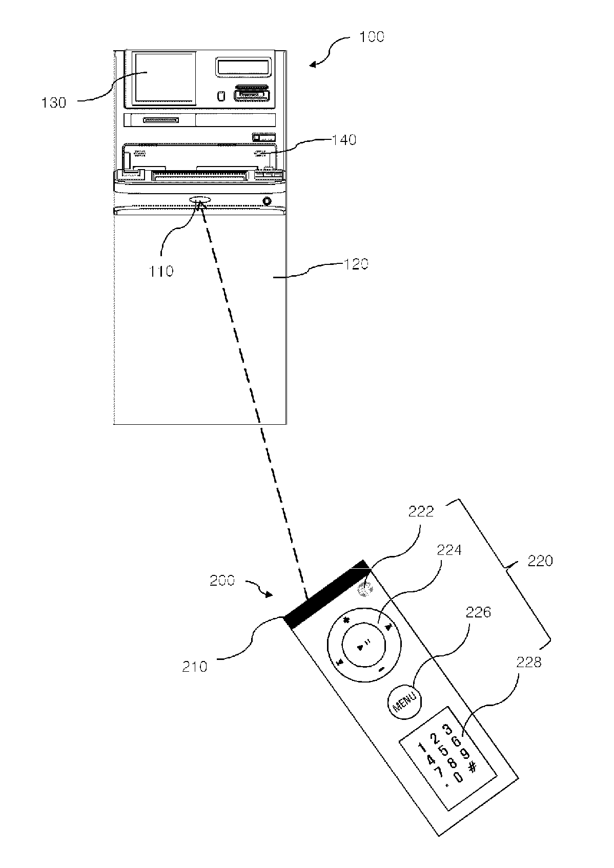 Automatic teller machine capable of performing remote controlling function and opening and closing operation method of automatic teller machine using same