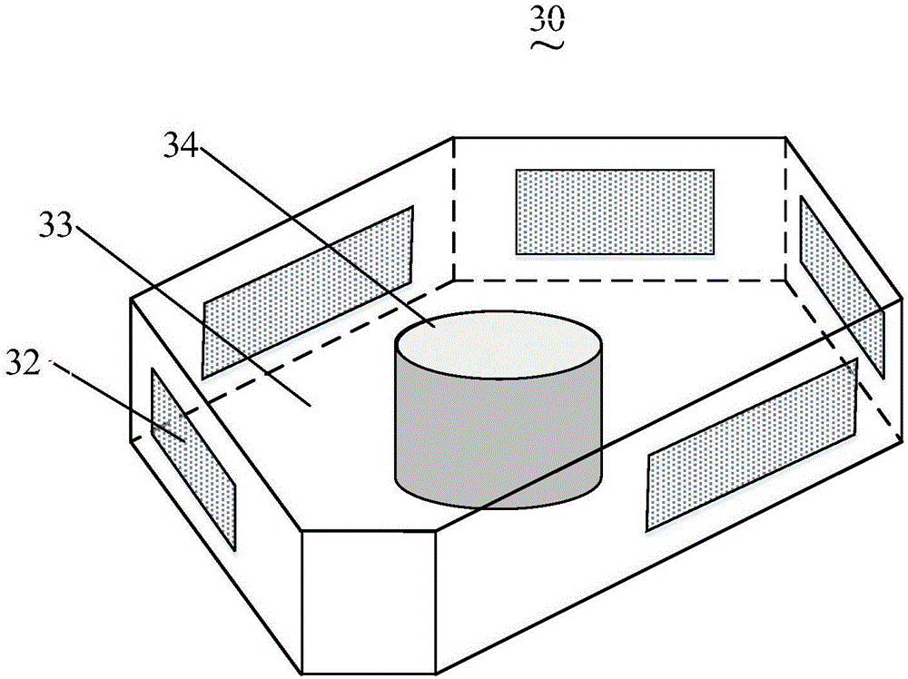 Polygonal laser gain structure, laser oscillator and laser amplifier