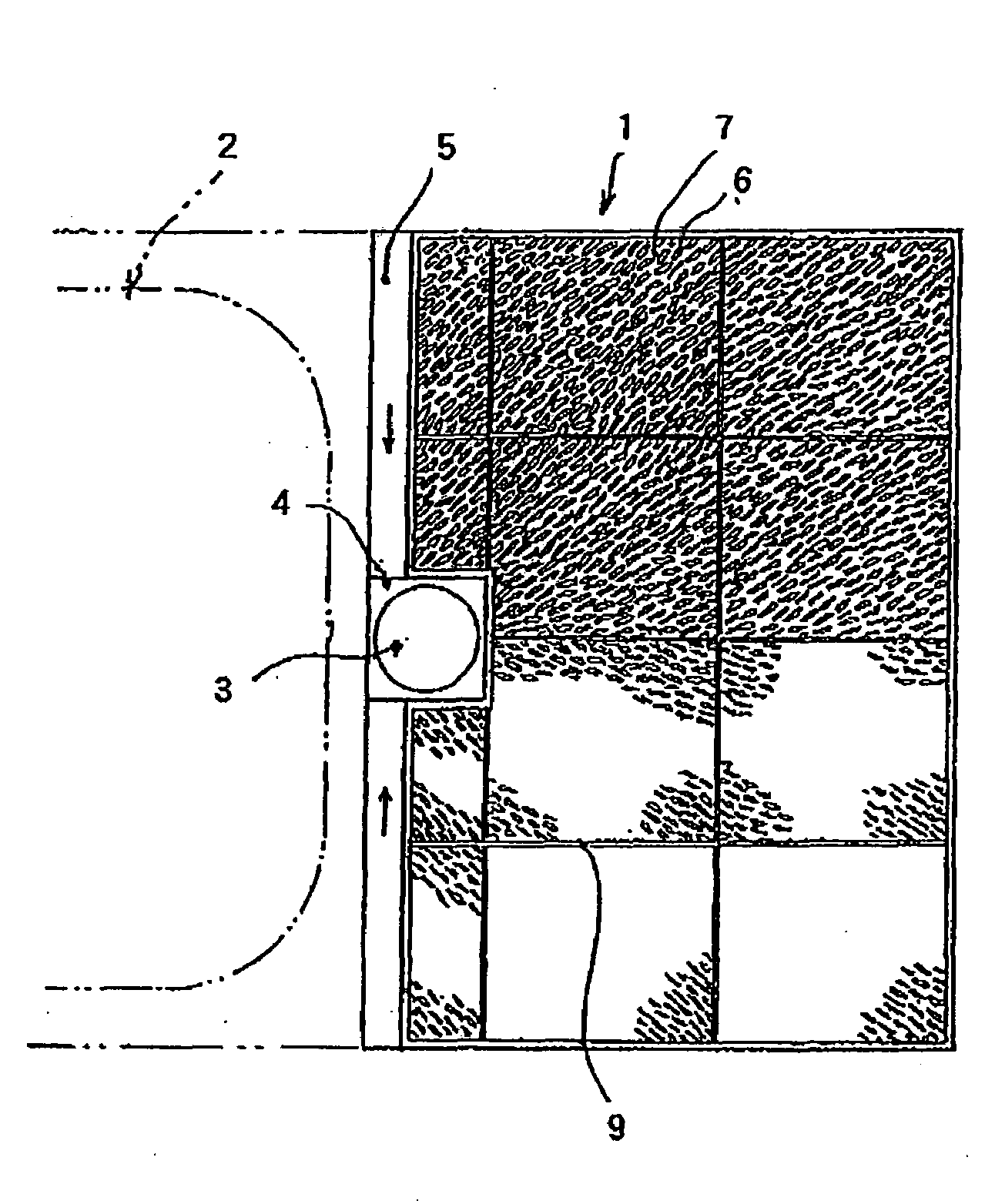 Bathroom floor panel