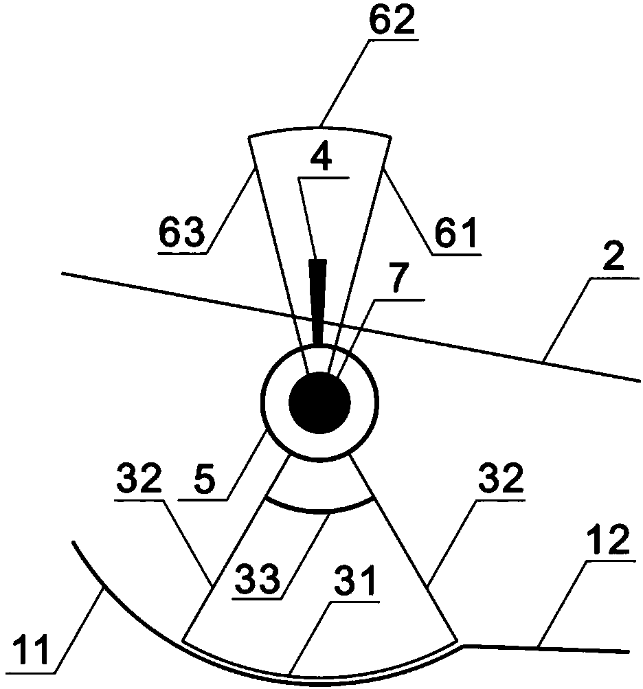 Overlapping arc fishway with variable hydraulic gradient and fish passing method