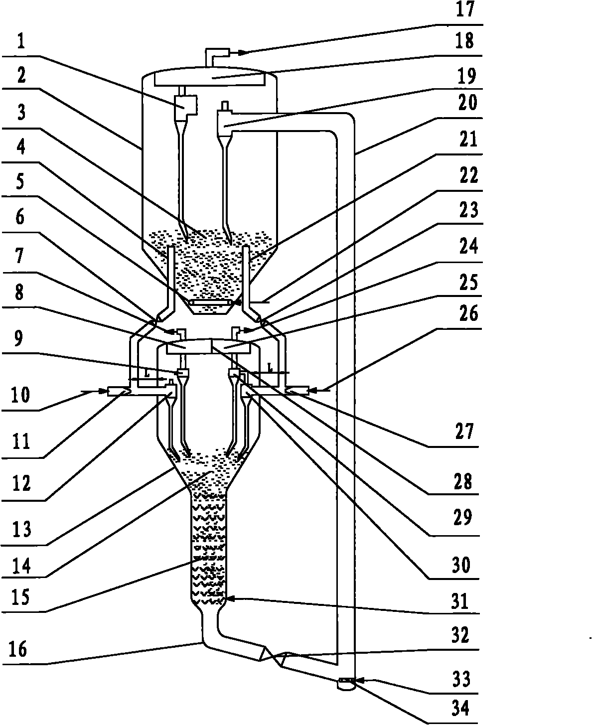 Gasoline olefin reducing catalytic cracking method and device