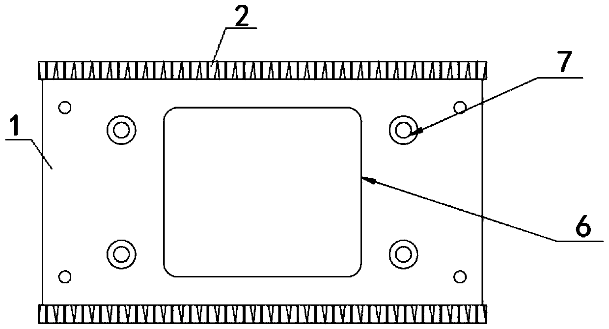 Wafer mounting base capable of preventing wafer from shaking and deviating and wafer lifting device