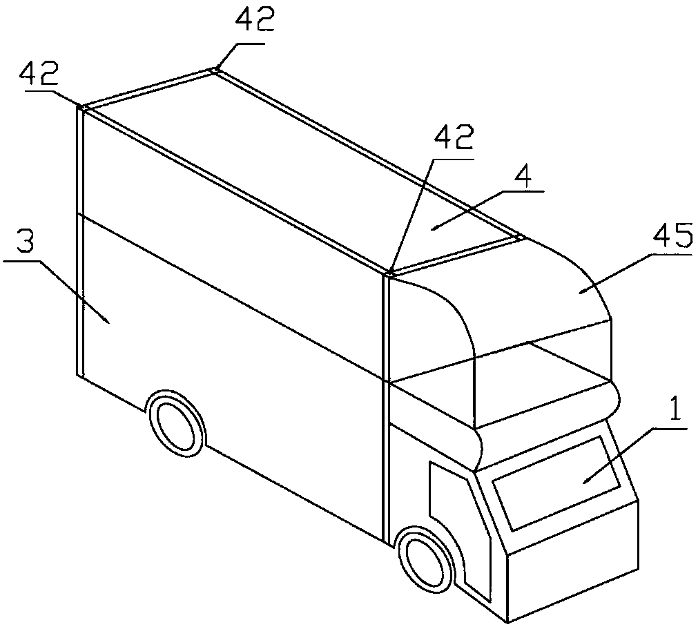 Villa type travelling merchant multi-purpose vehicle