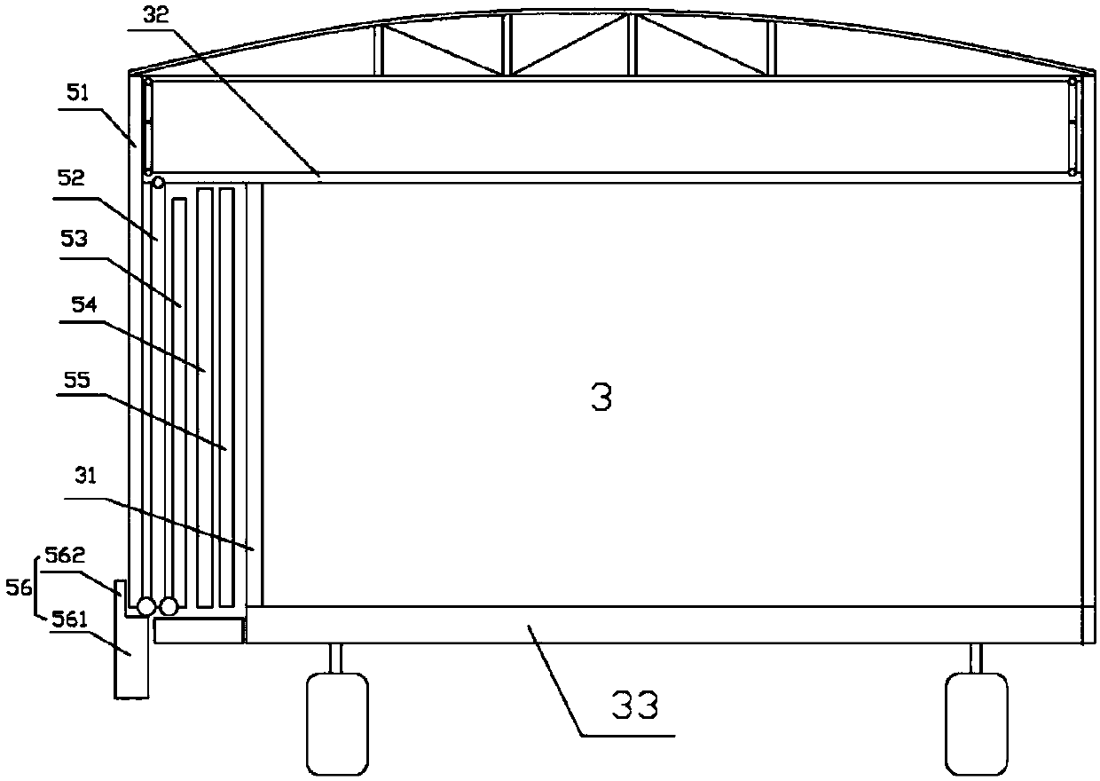 Villa type travelling merchant multi-purpose vehicle