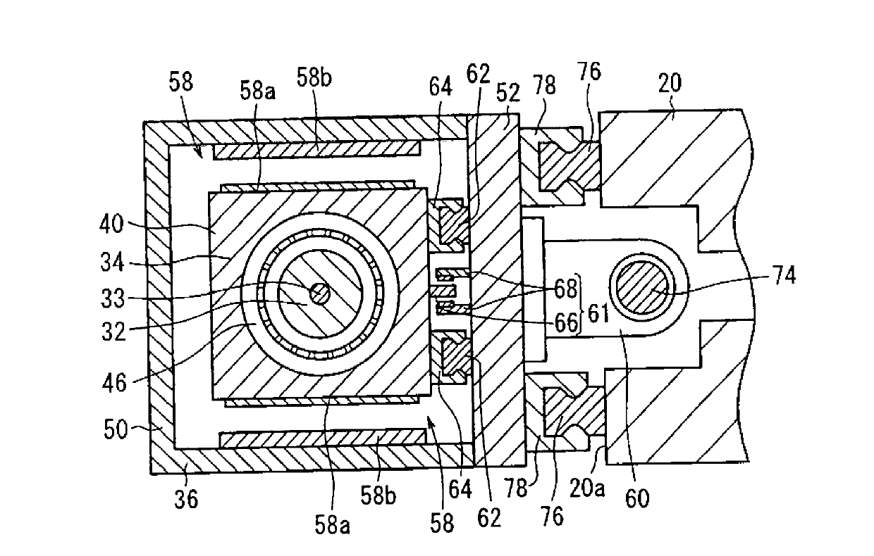 Tool head, machine tool and boring method of bore of cylinder block using the machine tool