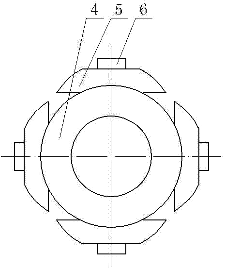 High-wear-resisting flow guide type water nozzle body and manufacturing method thereof