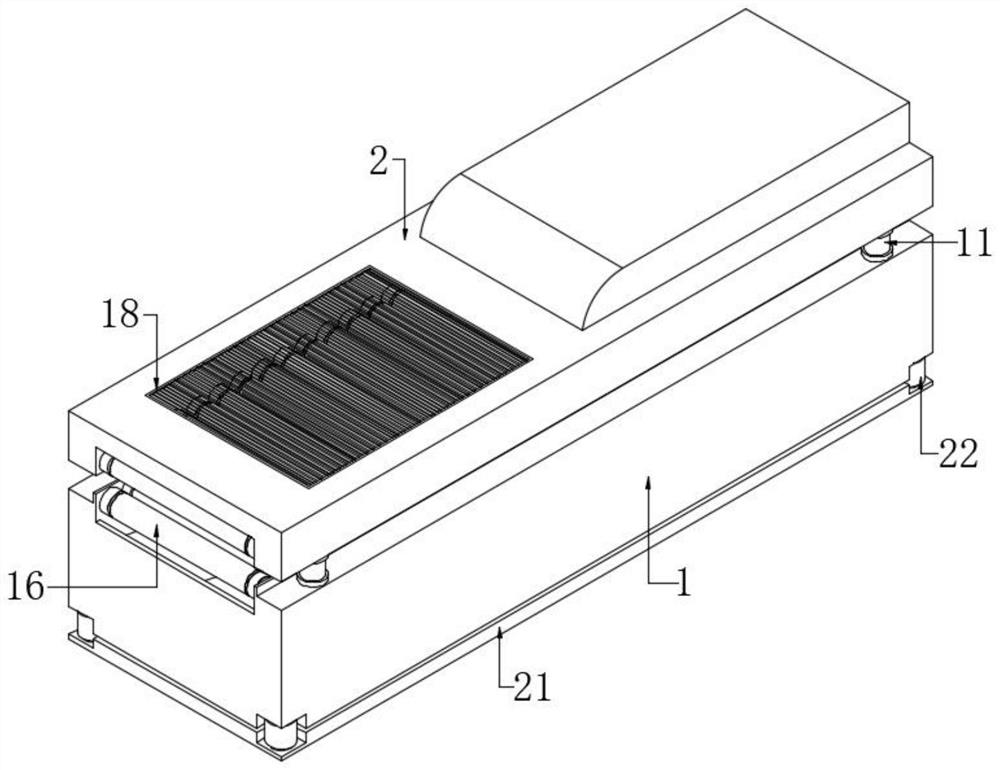 Drying, pressing, leveling and dehumidifying treatment device for paper products