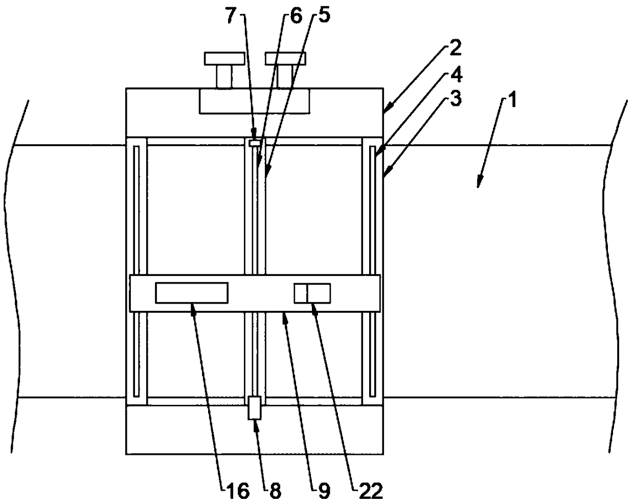 Concrete maintenance device for highway project construction in winter