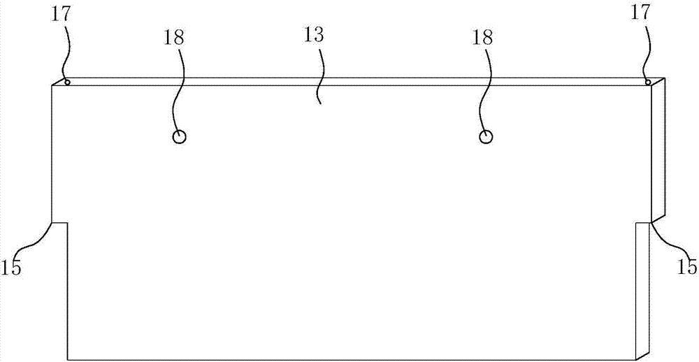 Prefabricated bearing platform form and mounting method thereof