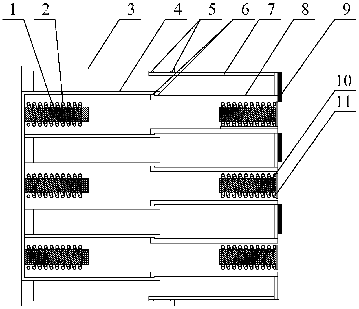 Magnetic connection device for ship berthing