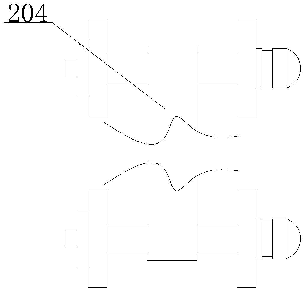 Automatic washing device for aluminum plate finned heat exchanger