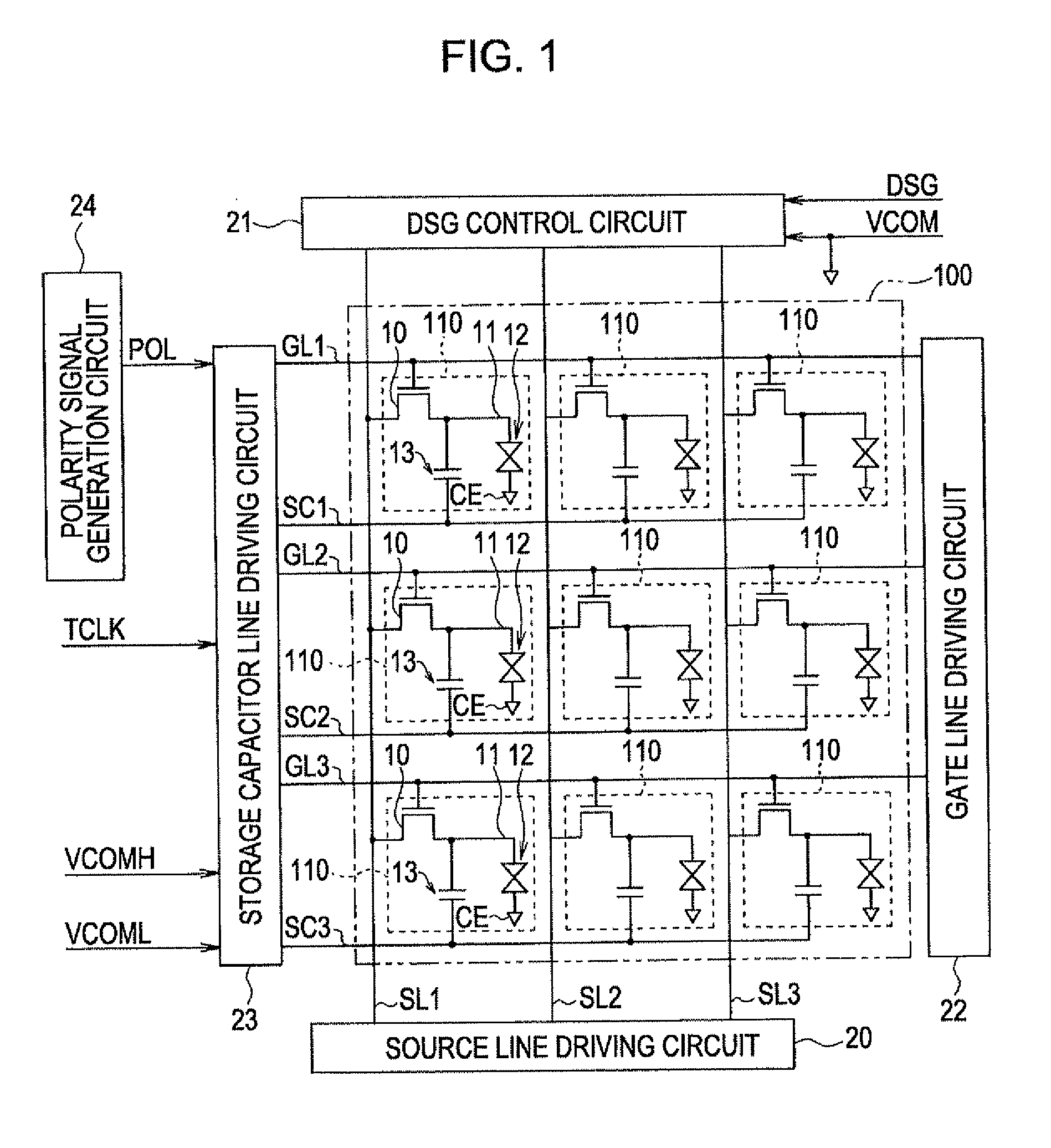 Liquid crystal display and method of driving liquid crystal display