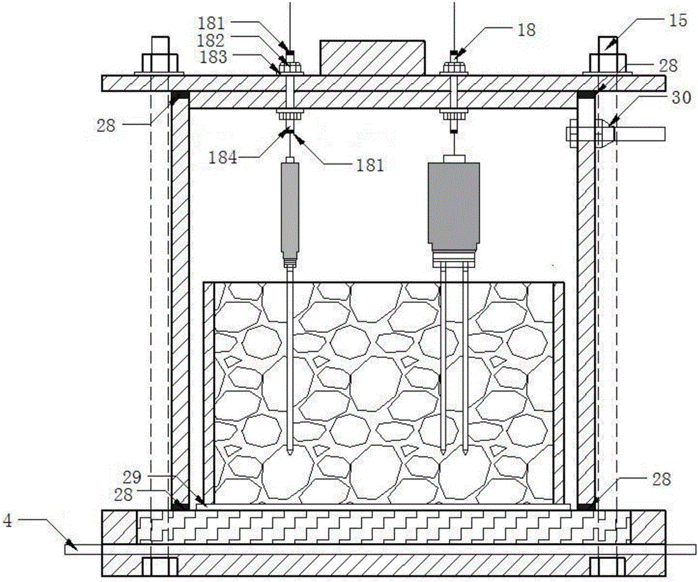 Unsaturated soil thermal physical parameter testing system