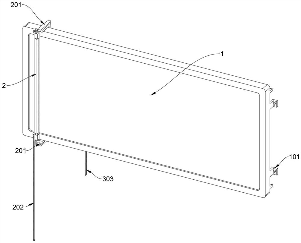 Wall-mounted building decoration structure