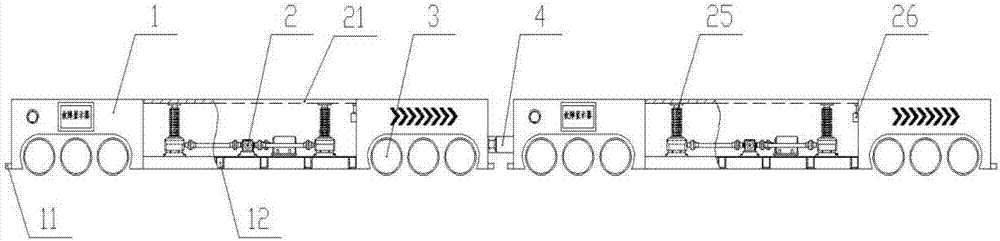 Roller-type intelligent transport vehicle