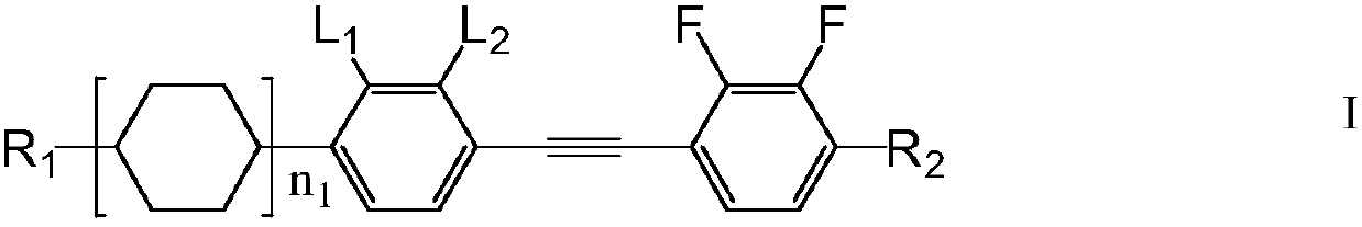 Negative dielectric nematic-phase liquid crystal composition and application thereof