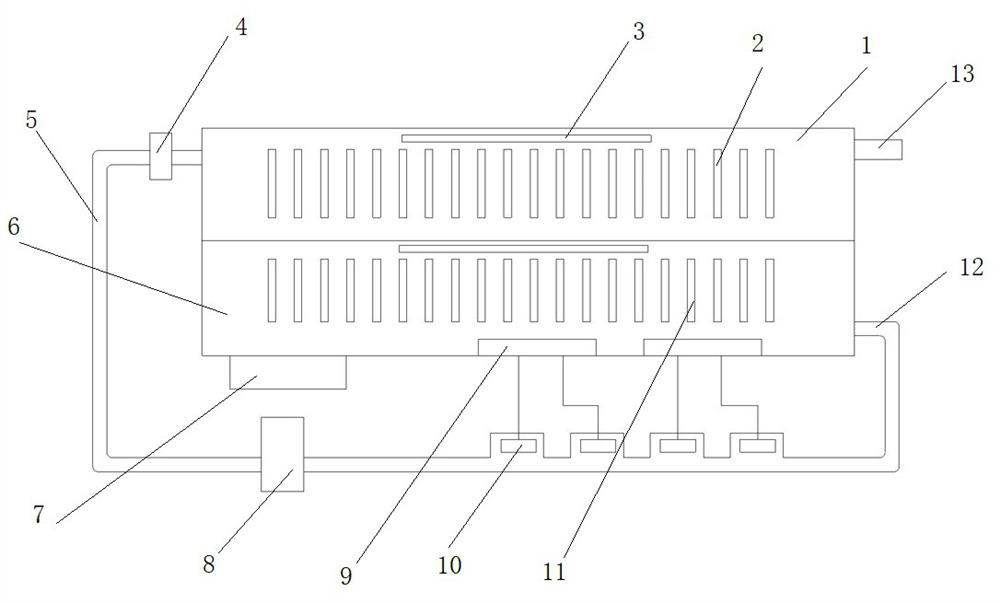 Drying system for gypsum boards without paper surface