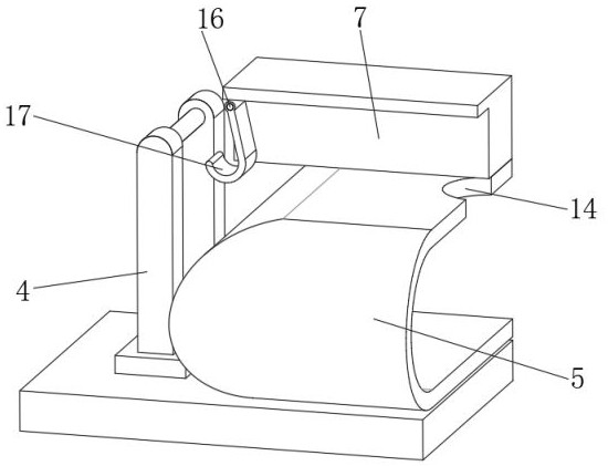 Battery damping device for new energy automobile