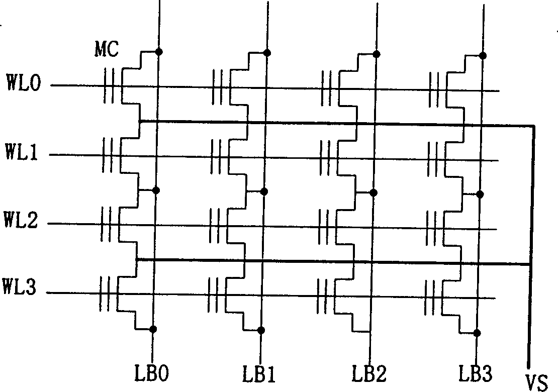 Negative voltage level converting circuit