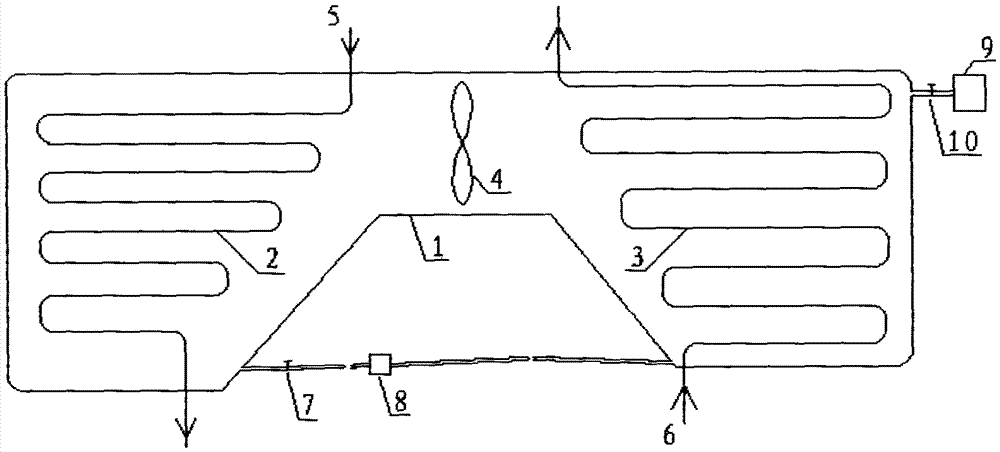 Low temperature difference power source device