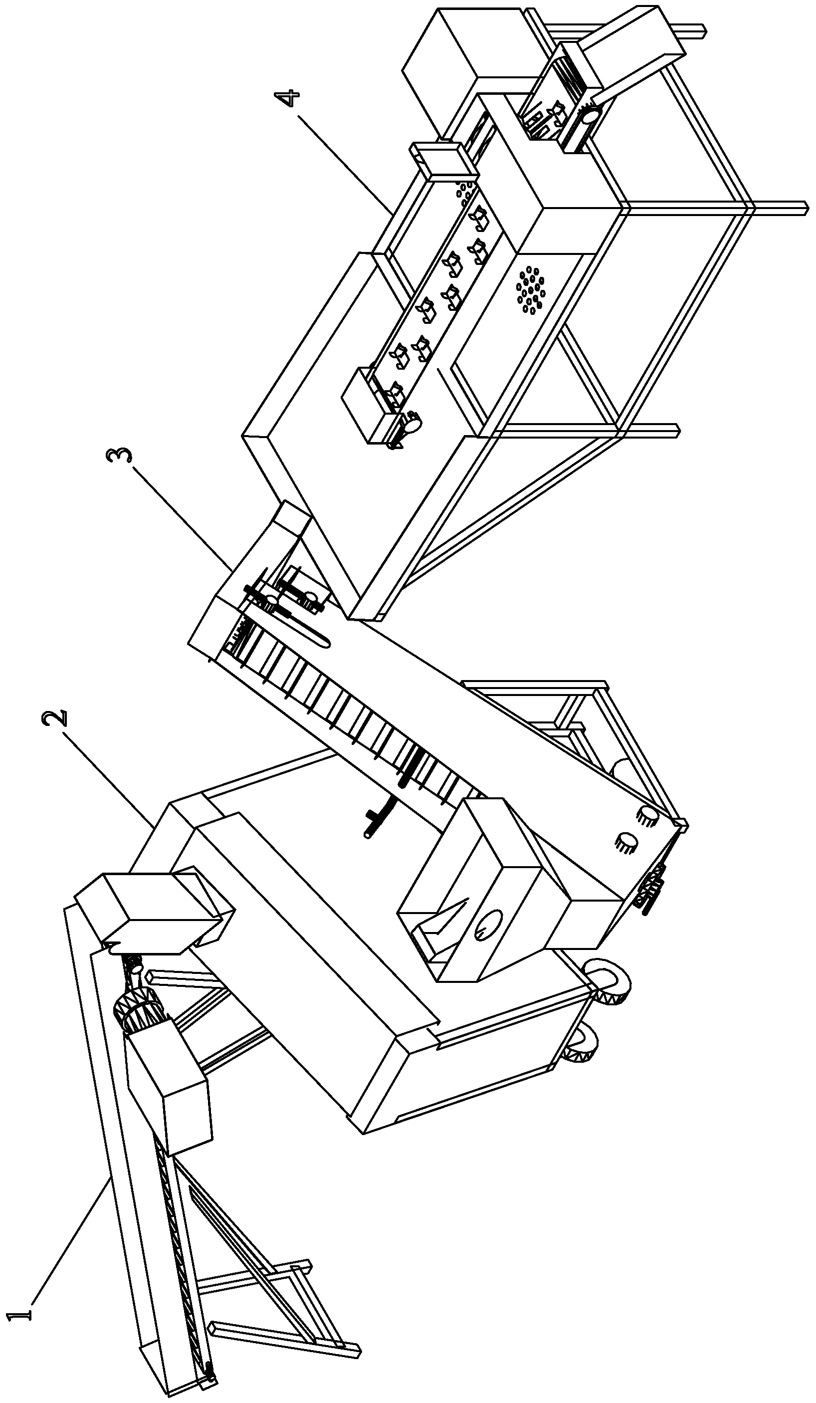 Integrated automatic poultry gizzard degreasing separation equipment