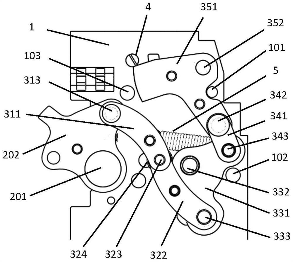 Connecting rod assembly of breaker operating mechanism