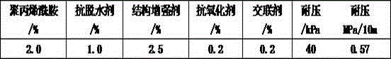 Well killing polyacrylamide strong gel and preparation method thereof