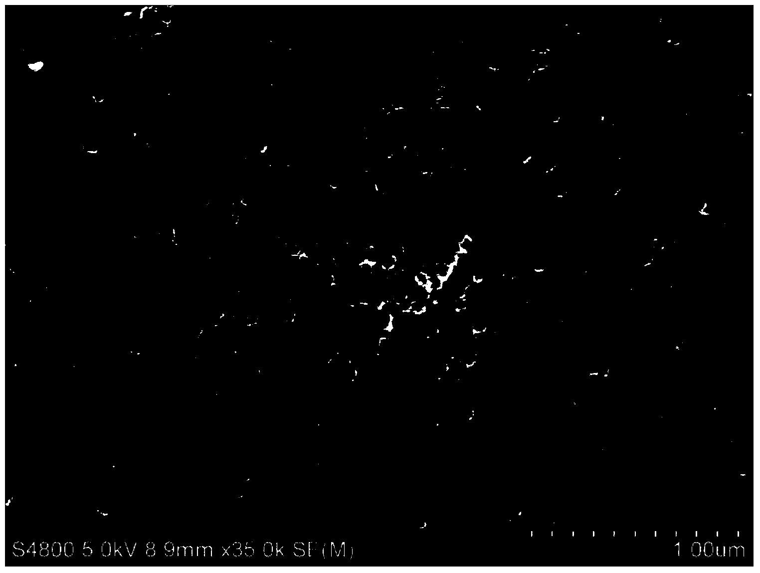 Curved-surface molybdenum disulfide nanosheet and preparation method thereof