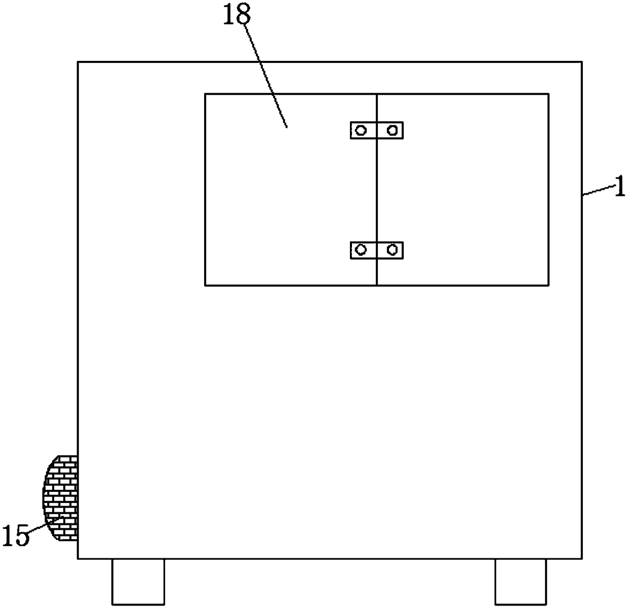 Printing, dyeing and drying equipment with dedusting function for spinning