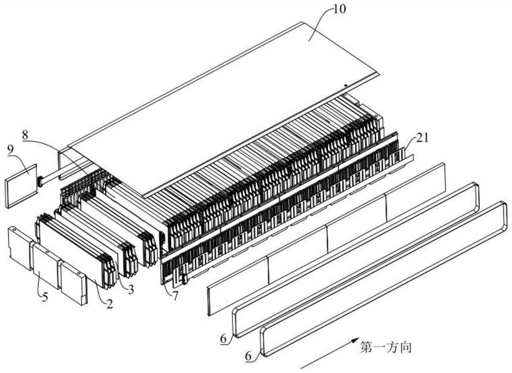 Solid-state battery module, battery pack and design method of battery pack