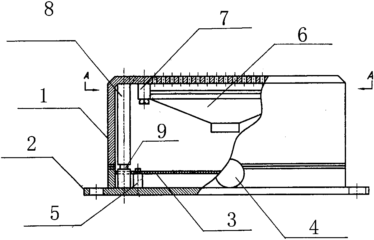 An early warning device capable of tracking front-end faults of vacuum brakes in automobiles