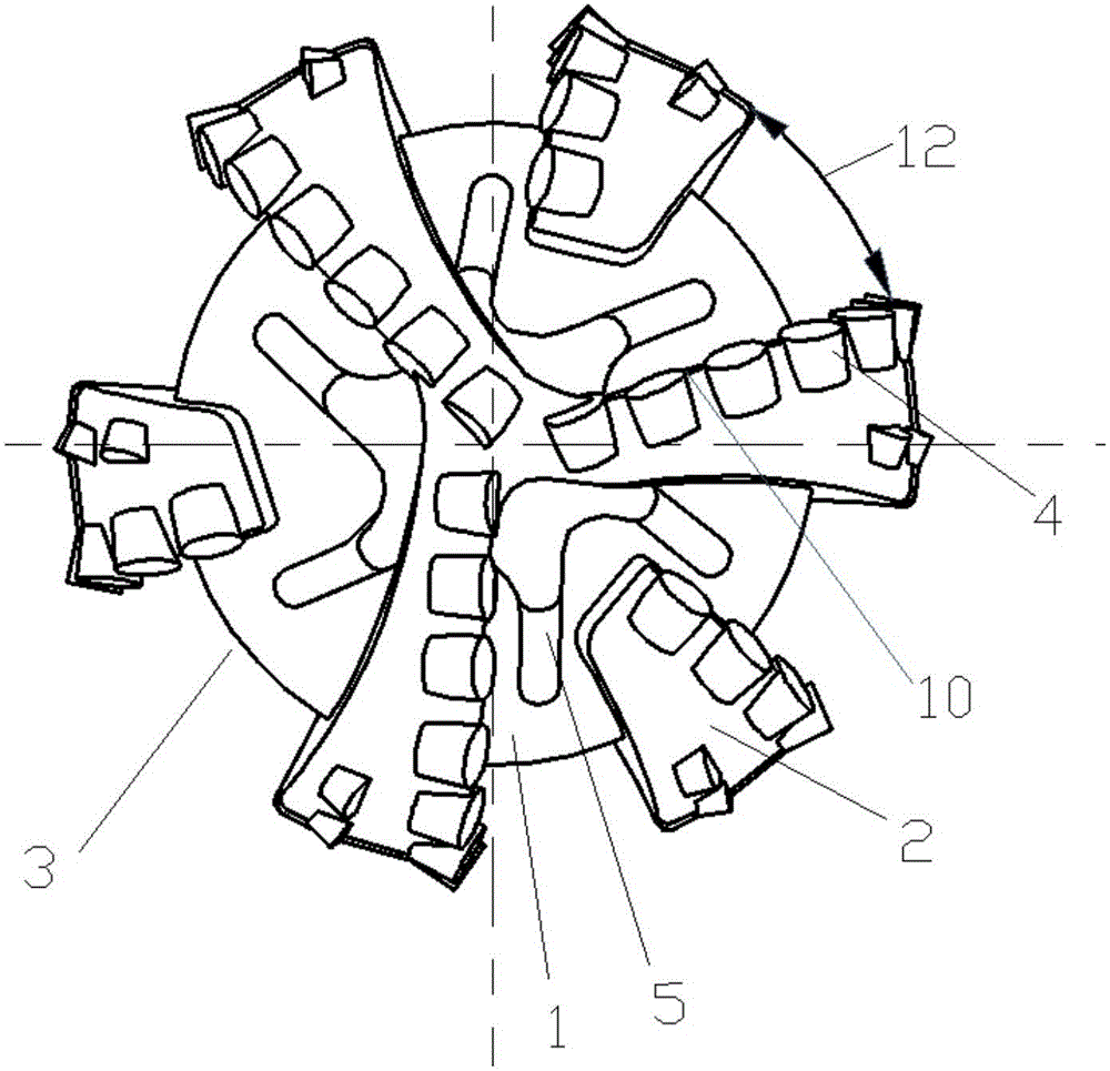 Drill with open water hole