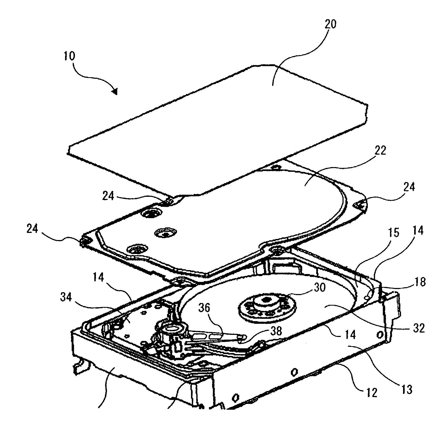 Magnetic disk drive and method for production thereof