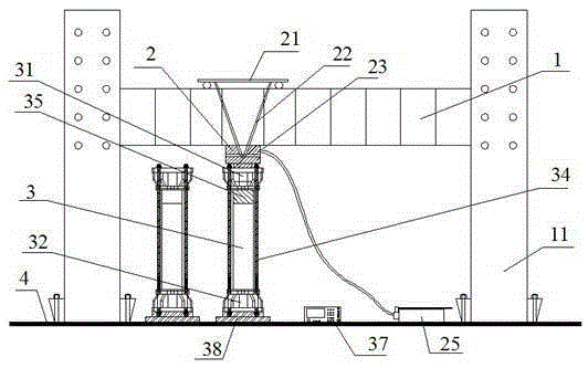 Self-balancing loading device for batch concrete-filled steel tubes