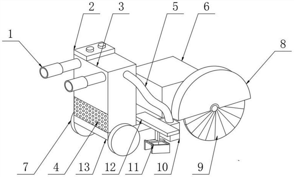 Weeding equipment for real estate land development