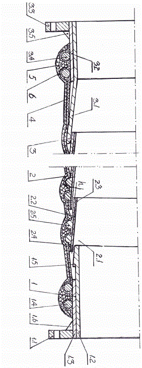 Full-armor mud discharging pipe, production method and special device of full-armor mud discharging pipe