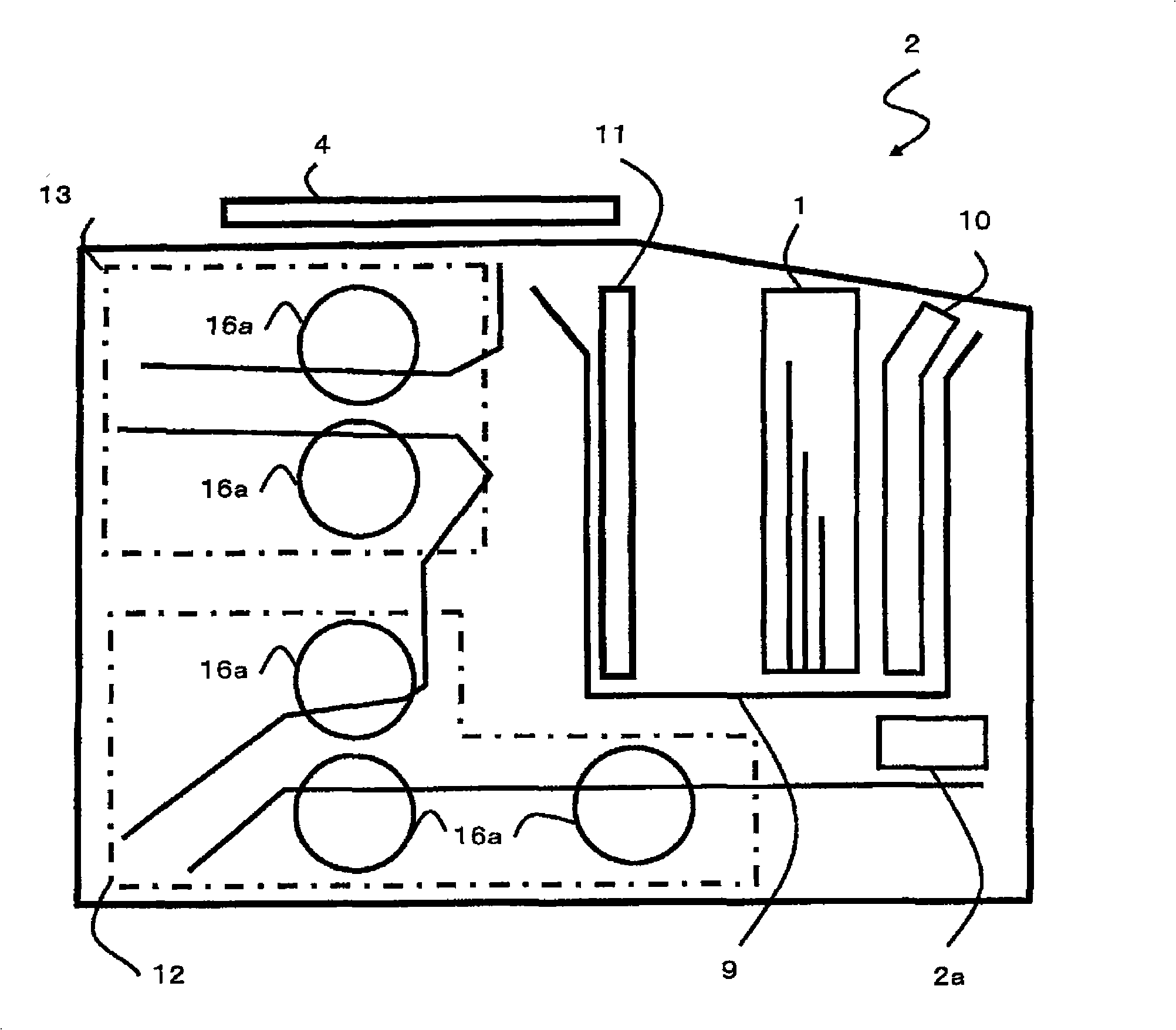 Bank paper processing device