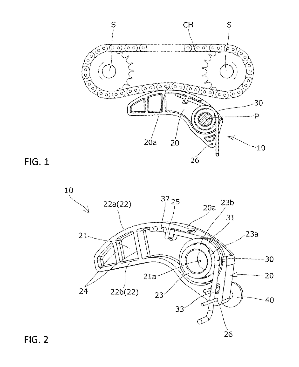 Tensioner lever