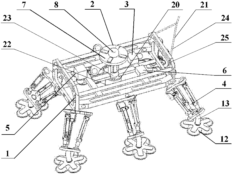 Suction cup integrated robot