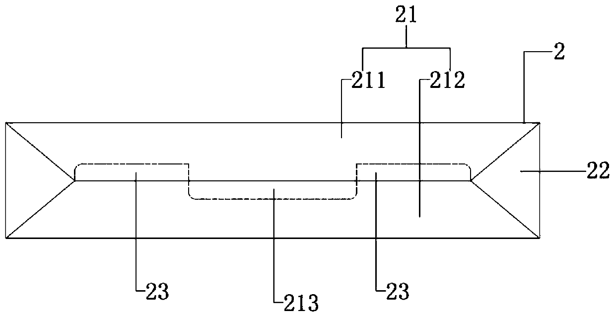 Automatic edge-folding device for box bottom of notebook computer outer box, and edge-folding method of automatic edge-folding device