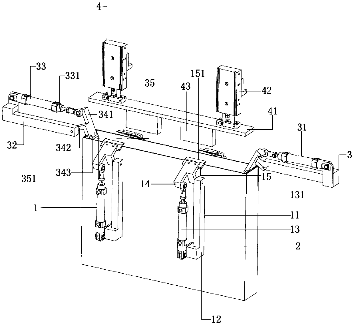 Automatic edge-folding device for box bottom of notebook computer outer box, and edge-folding method of automatic edge-folding device